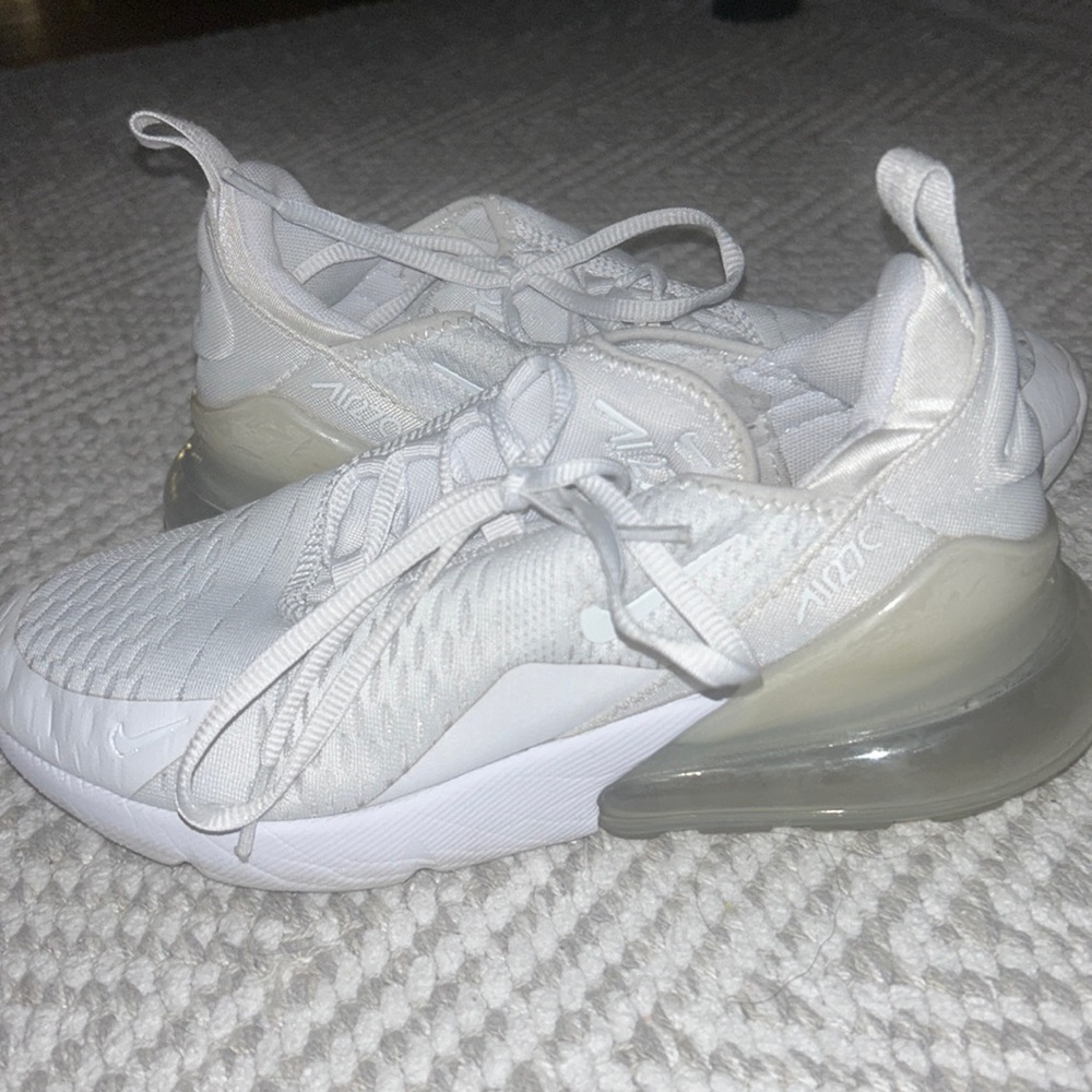 Nike air max 270s all white